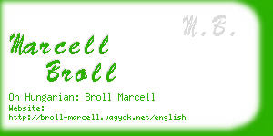 marcell broll business card